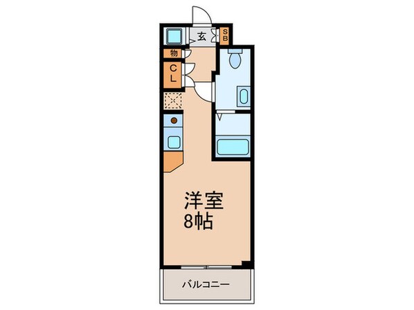 エスリ－ド御堂筋梅田(305)の物件間取画像